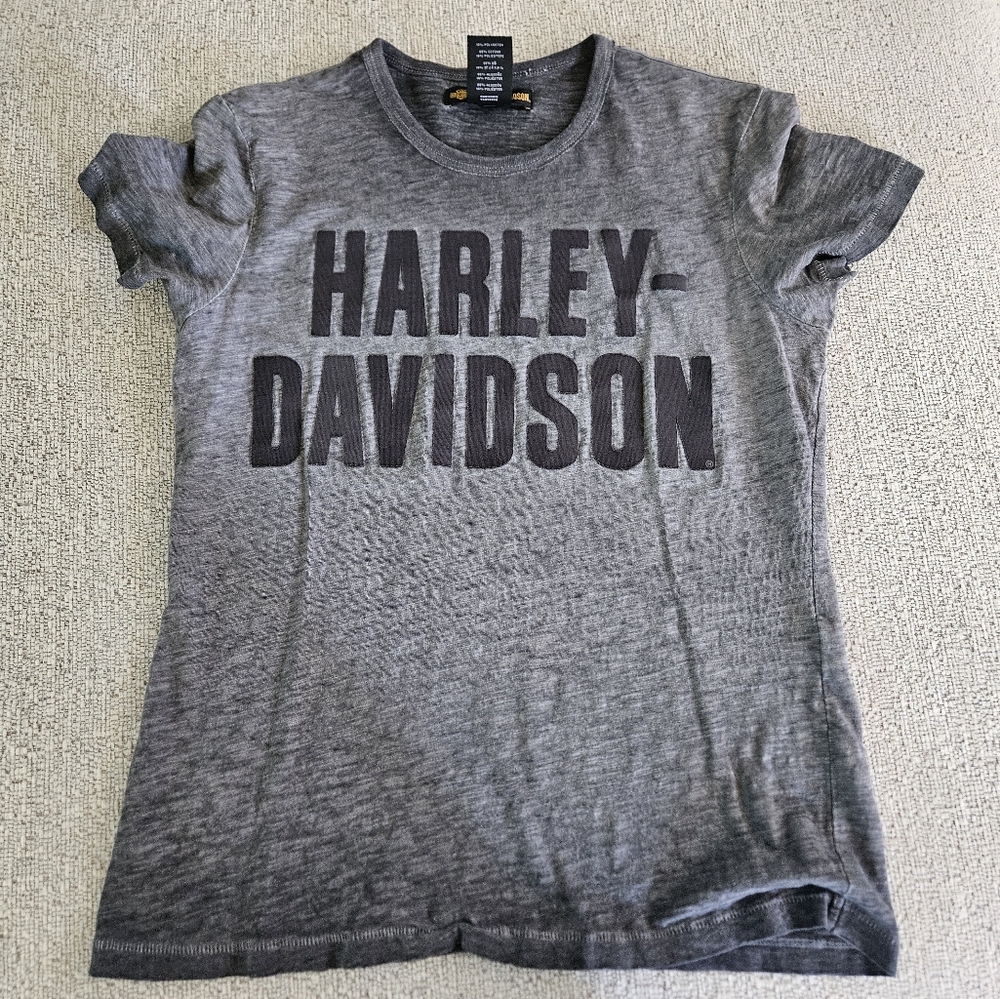 Harley-Davidson Jersey Appliqué Logo Tshirt